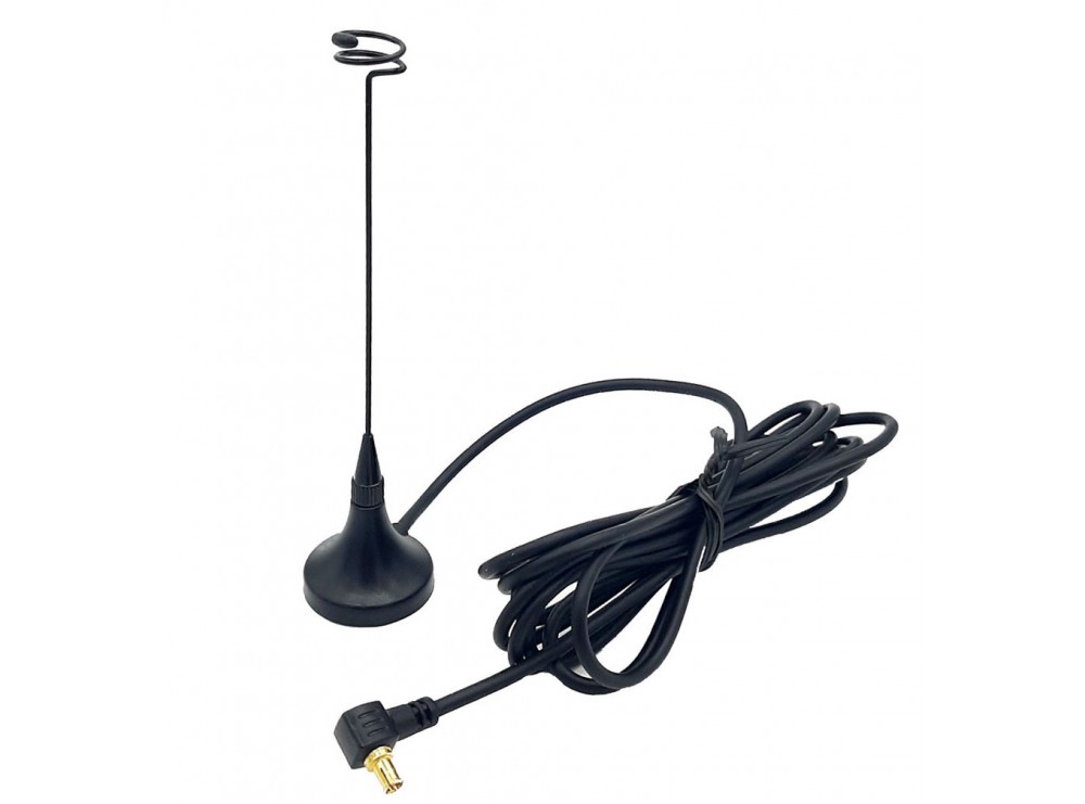 آنتن GSM رومیزی مگنتی 12cm با کانکتور MCX رایت - طول کابل 2m