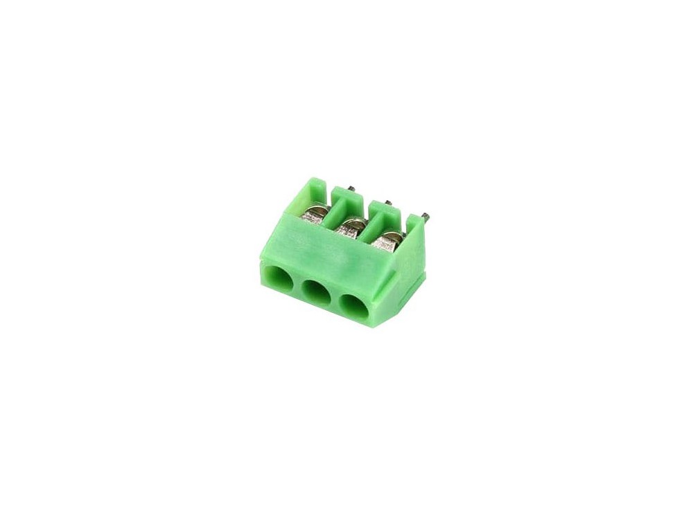 ترمینال پیچی مدل KF350-3Pin رنگ سبز