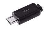 کانکتور USB Micro نری (Plug) به همراه کاور سفید 