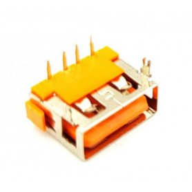 كانكتور USB-A مادگی کوتاه 10mm رنگ نارنجی