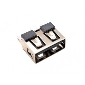 کانکتور USB-A مادگی ایستاده کوتاه 10mm رنگ مشکی