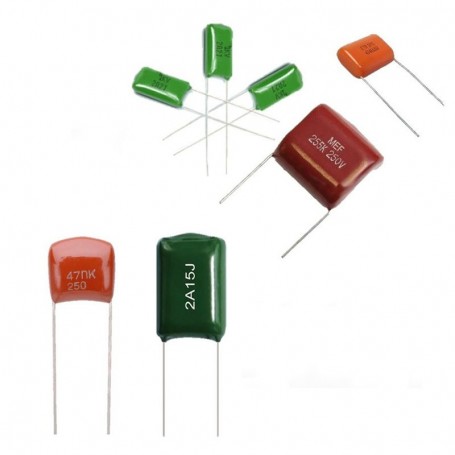 خازن پلی استر 2.7nF / 1KV / 5%