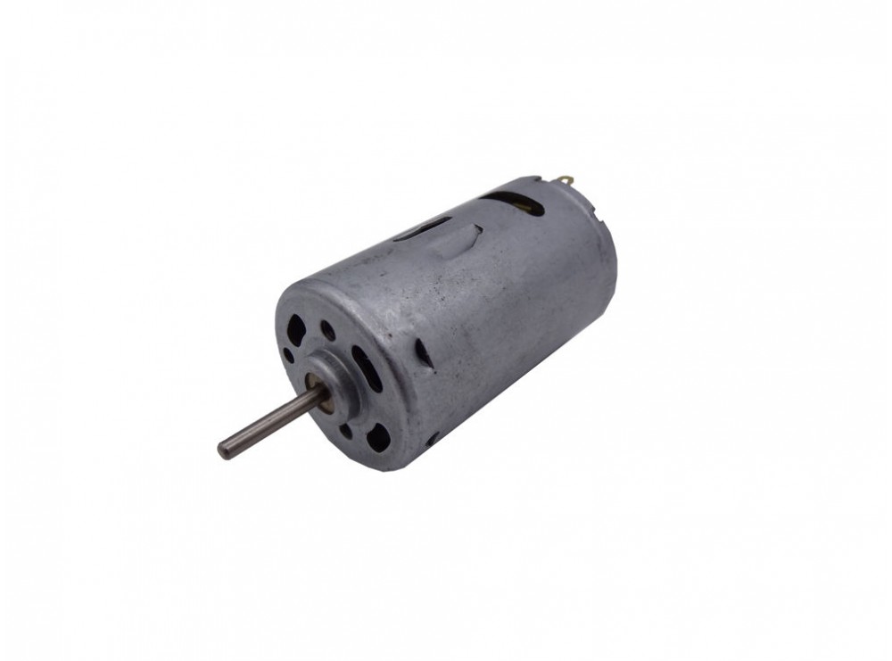 موتور DC 12V فن دار دور بالا سایز 48x28mm