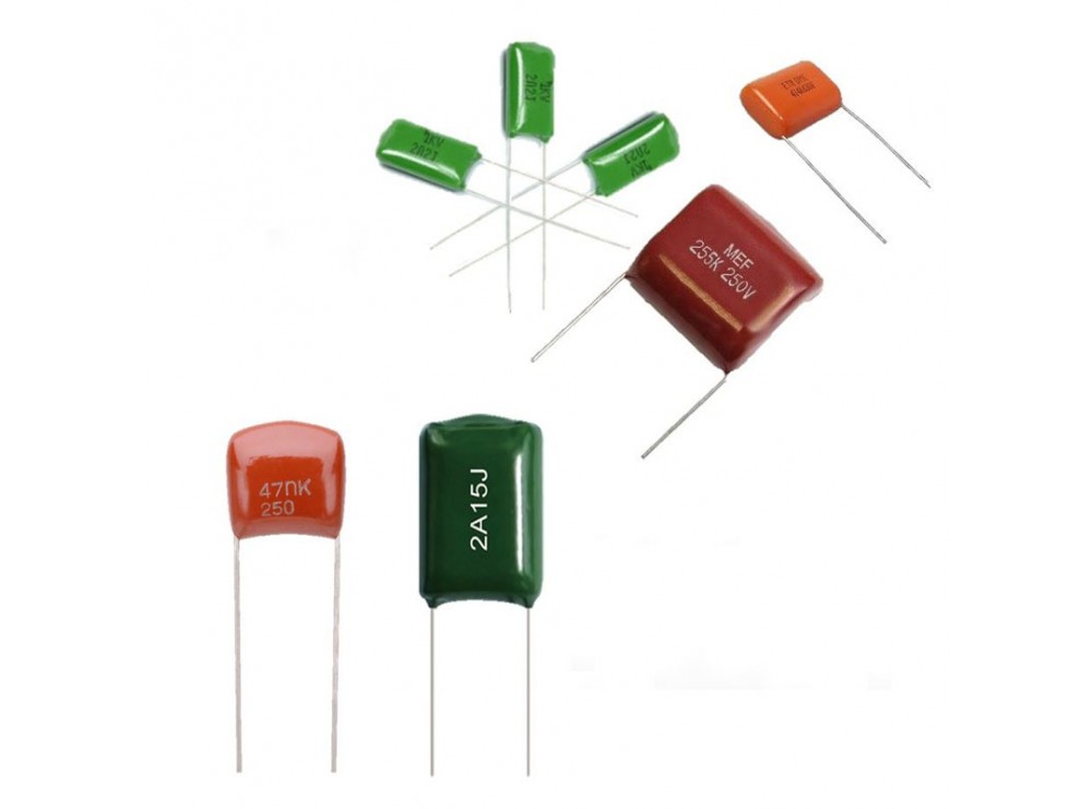 خازن پلی استر 100nF / 400V / 10%