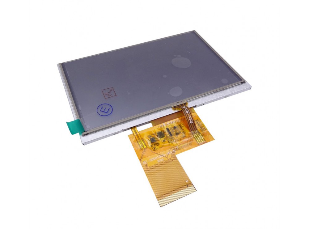 نمایشگر TFT LCD تمام رنگی 5 اینچی IPS به همراه تاچ اسکرین