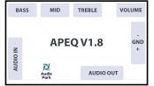 پاور آمپلی فایر 2X50W مدل APPA V1.0 به همراه اکولایزر APEQ V1.8