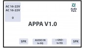 پاور آمپلی فایر 2X50W مدل APPA V1.0 به همراه اکولایزر APEQ V1.8