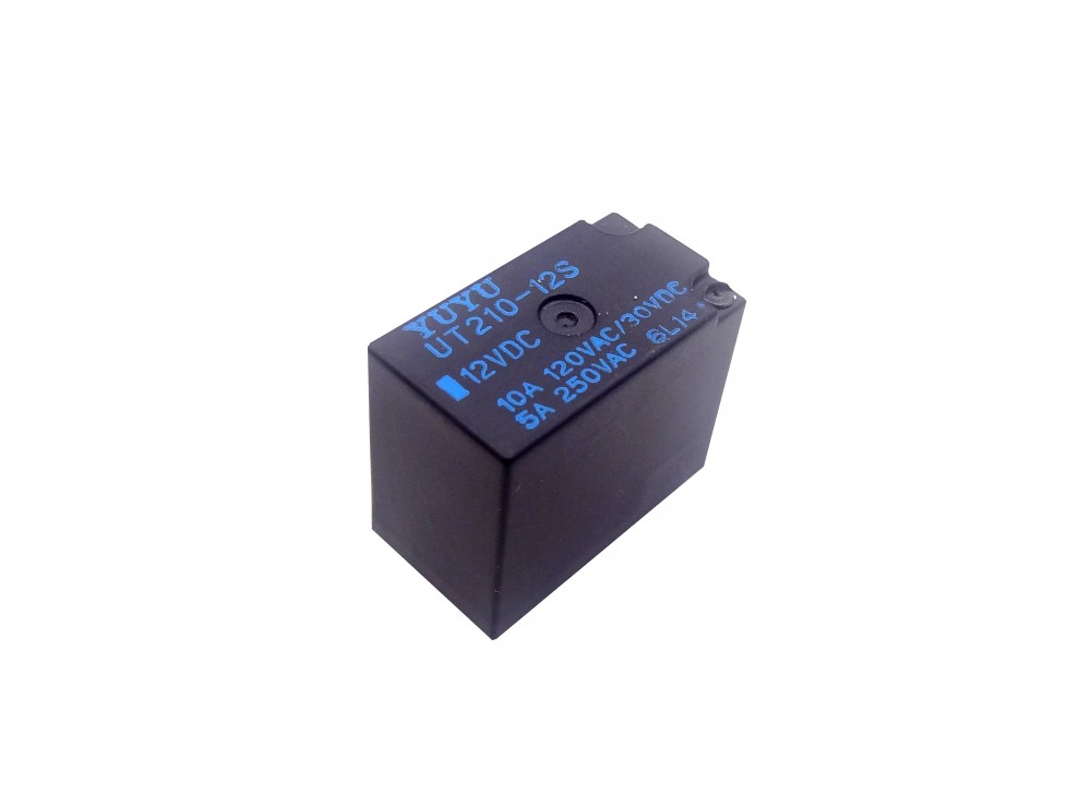 رله 12V مینیاتوری 4 پایه کره ای مارک YUYU کد UT210-12S