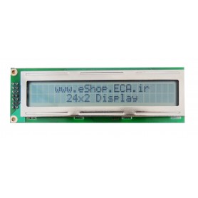 LCD کاراکتری صنعتی 2x24 مارک PVC تایوان