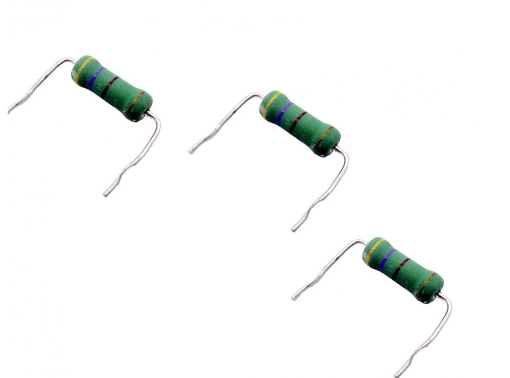 مقاومت متال اکسید 24K اهم خم 2W کره ای