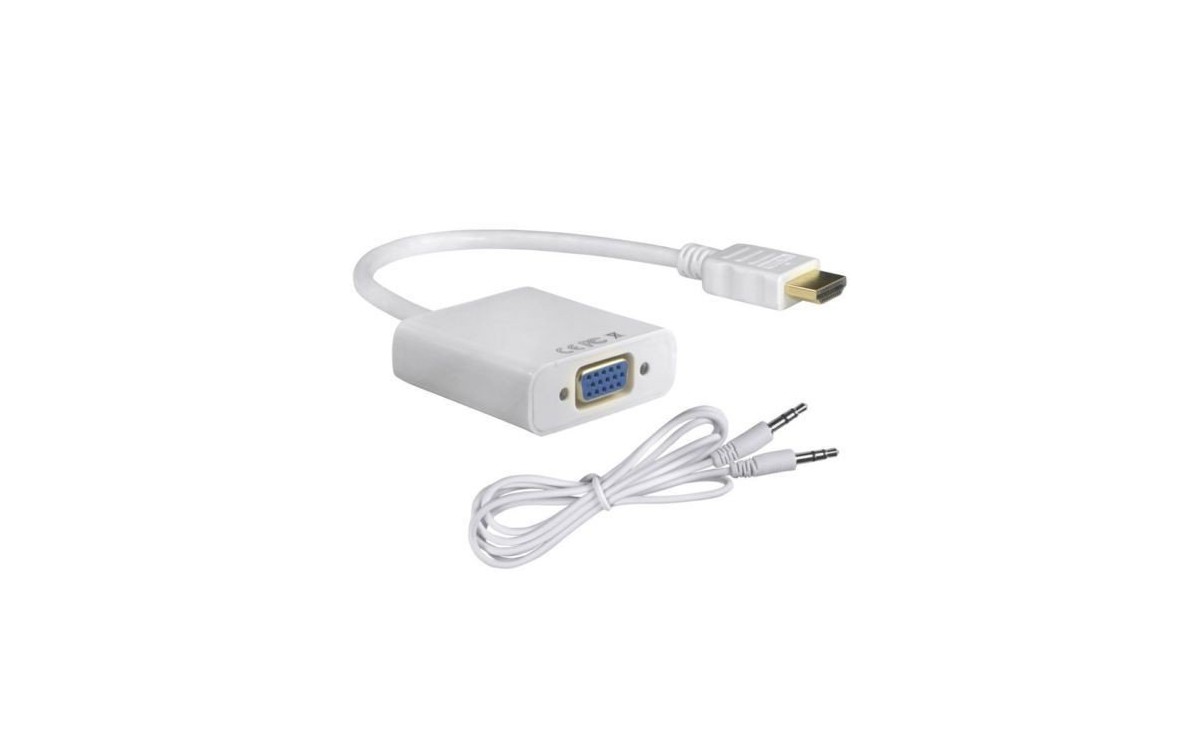 کابل مبدل HDMI به VGA به همراه خروجی صدا
