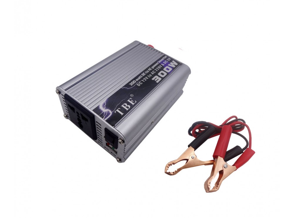 اینورتر (مبدل 12VDC به 220VAC) سوئیچینگ 12V 300W مارک TBE