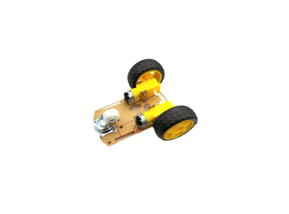 شاسی ربات حرفه ای دو چرخ 2WD