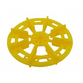 سازه چرخ پلاستیکی پروانه ای قطر 7 سانتی متر