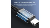 کابل شارژر MicroUSB با نشانگر ولت و آمپر درگاه USB