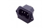 کانکتور AC نری پیچ خور به همراه جافیوز AC-03