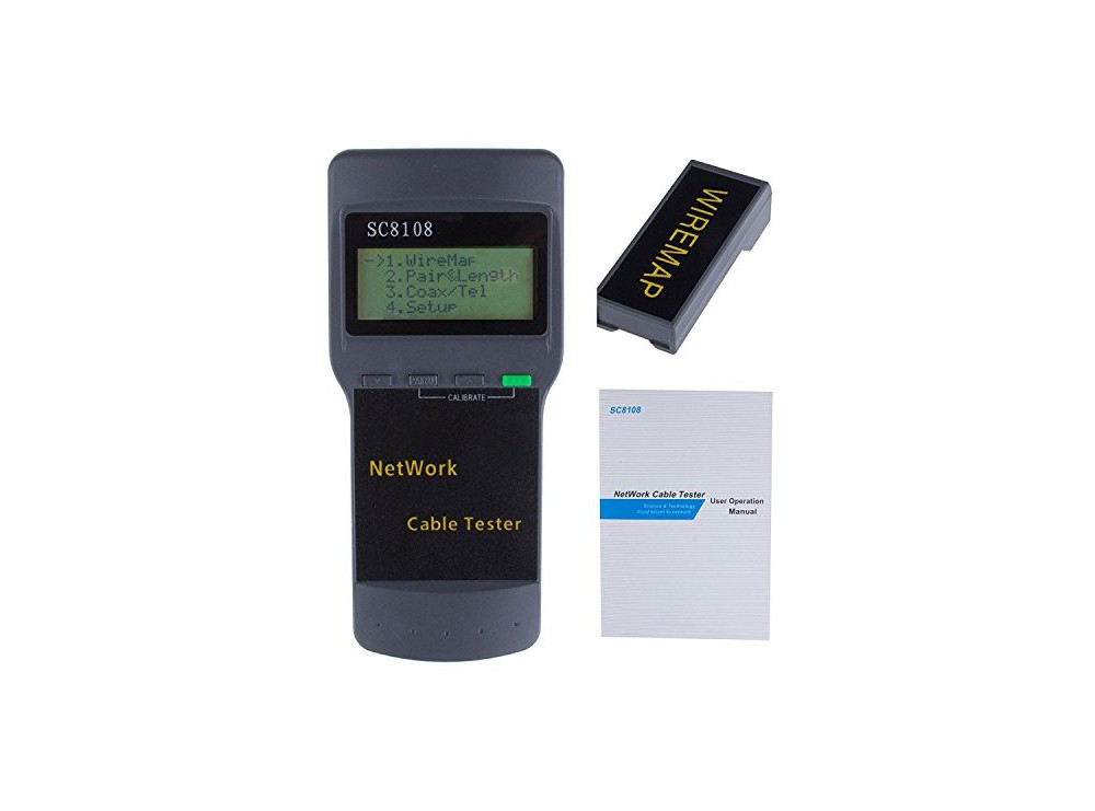 تستر کابل و شبکه RJ11/RJ45 Tester مدل SC8108