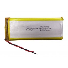 باتری لیتیوم پلیمر 3.7v ظرفیت 1800mAh مارک HST کد 403585