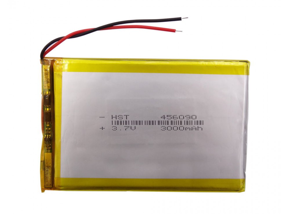 باتری لیتیوم پلیمر 3.7v ظرفیت 3000mAh مارک HST کد 456090