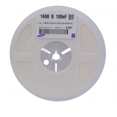 خازن 100nF پکیج 0603 SMD 