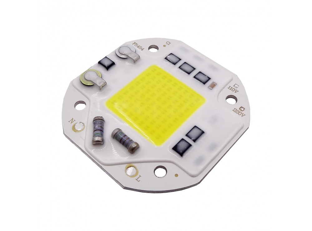 LED COB مهتابی 50W 220V با درایور داخلی سایز 5454 دارای مدار حفاظتی Anti Surge