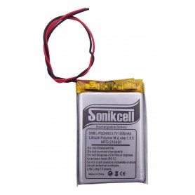 باتری لیتیوم پلیمر 3.7v ظرفیت 1000mAh مارک Sonikcell کد 523450