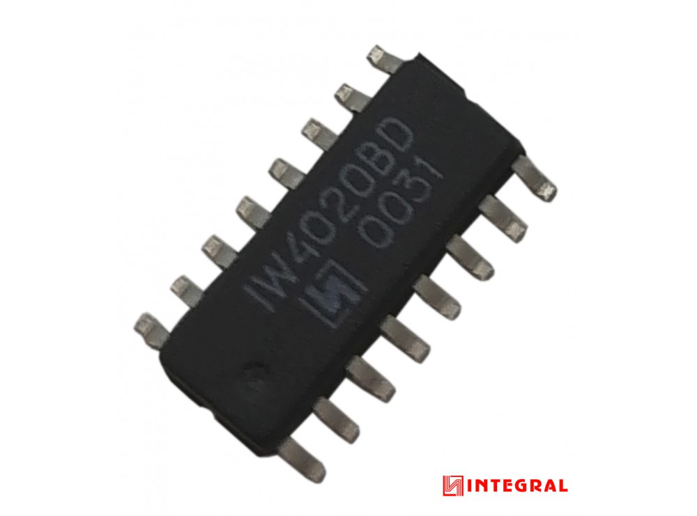 تراشه شمارنده 4020BD پکیج SOP-16 مارک INTEGRAL
