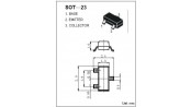 ترانزیستور 2SC2712 نوع NPN پکیج SOT-23