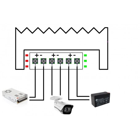 دستگاه برق اضطراری 12 ولت 15 آمپر UPS DC مدل UPSX-A2
