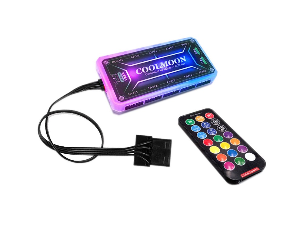 ست کنترلر فن RGB مارک COOLMOON