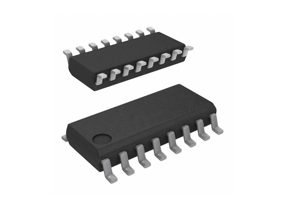 تراشه دیکودر CD4543 پکیج SO-16
