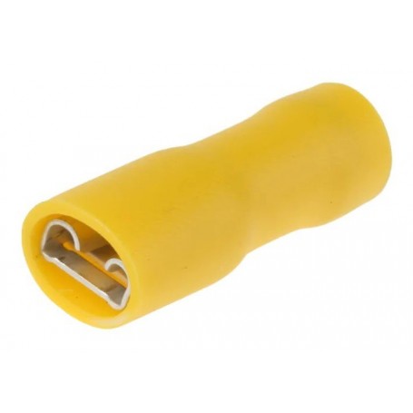 سرسیم کولری تمام روکش مادگی زرد سایز 6.3 مدل FDFD5.5-250 