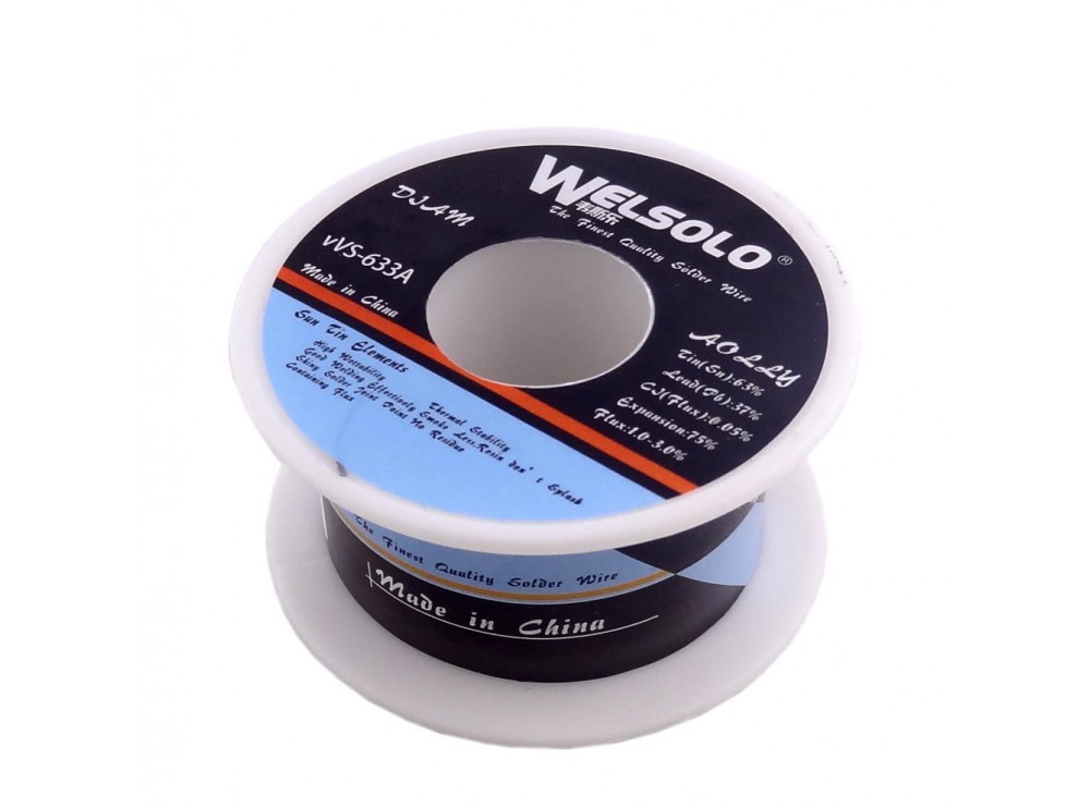 سیم لحیم 0.6mm 40gr مارک Welsolo