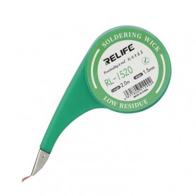 سیم قلع کش حلزونی 1.5متری عرض 2mm مارک RELIFE مدل RL-1520