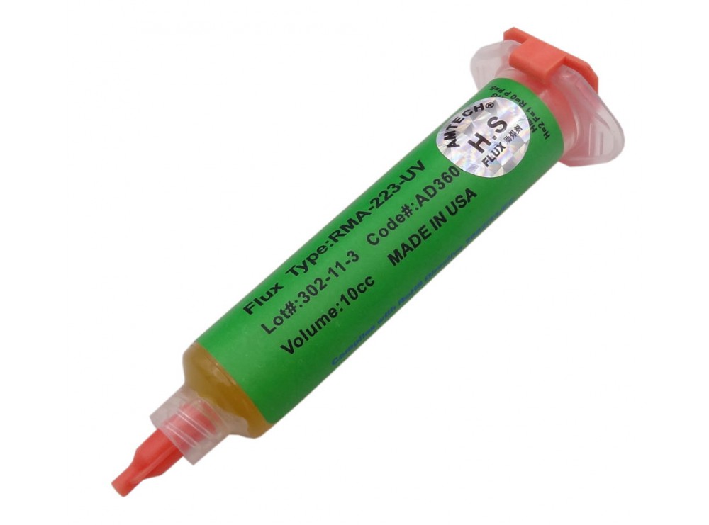 خمیر فلاکس 10ml سرنگی AMTECH مدل RMA-223-UV