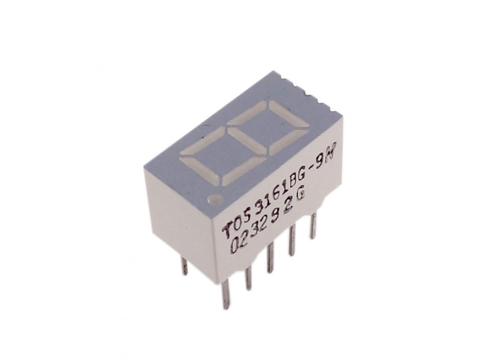 سون سگمنت تکی 0.36 اینچ سبز آند مشترک کد TOS-3161