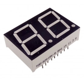 سون سگمنت 2 دیجیت  0.8 اینچ قرمز آند مشترک کد TOD-8201BK