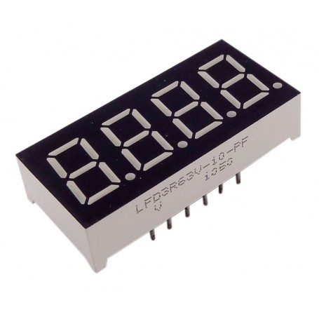 سون سگمنت 4 دیجیت 0.36 اینچ قرمز مالتی پلکس کاتد مشترک