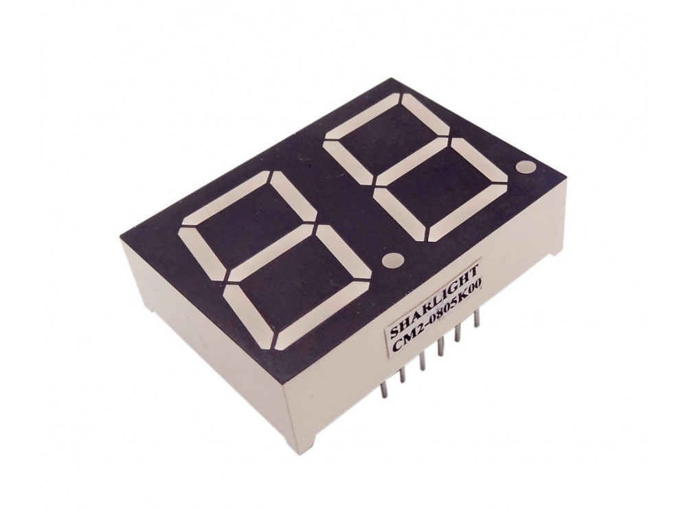سون سگمنت مالتی پلکس 2 دیجیت 0.8 اینچ قرمز کاتد مشترک کد CM2-0805