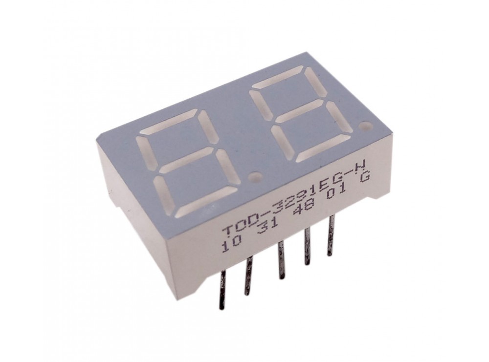 سون سگمنت 2 دیجیت 0.4 اینچ سبز کاتد مشترک کد 3291EG