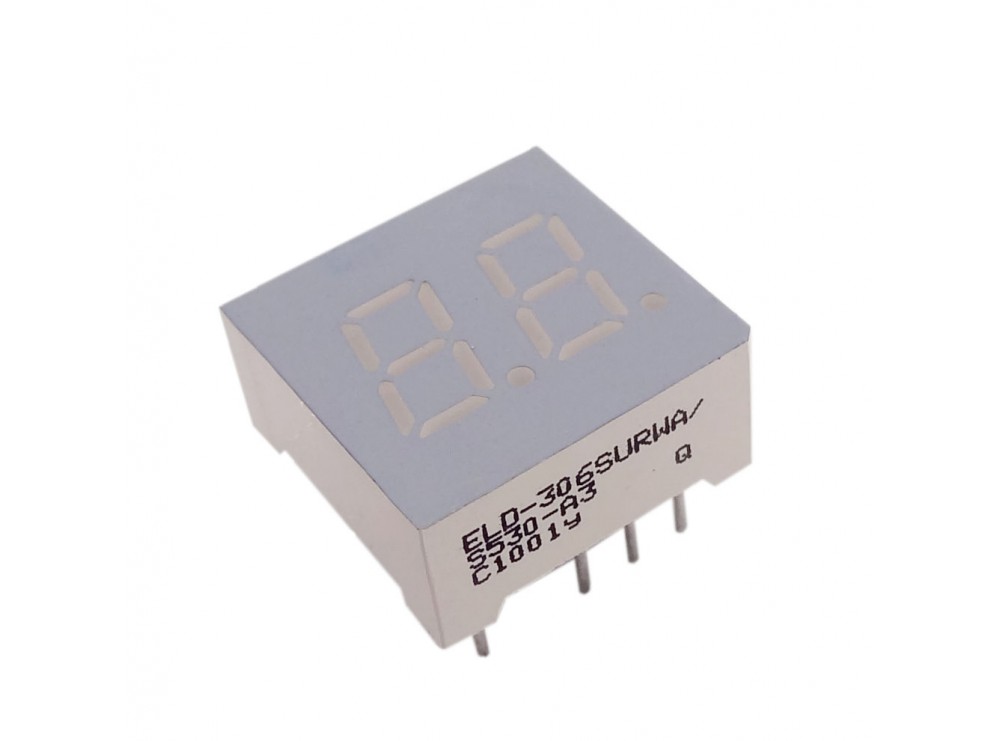 سون سگمنت 2 دیجیت 0.3 اینچ قرمز آند مشترک کد ELD-306