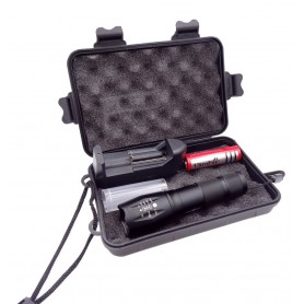 چراغ قوه پلیسی زوم دار مدل T6 چراغ قوه پلیسی زوم دار مدل T6