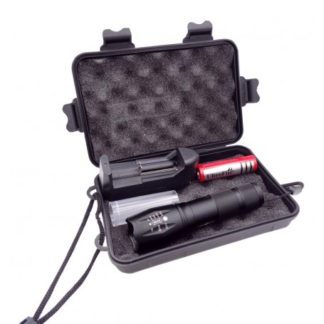 چراغ قوه پلیسی زوم دار مدل T6