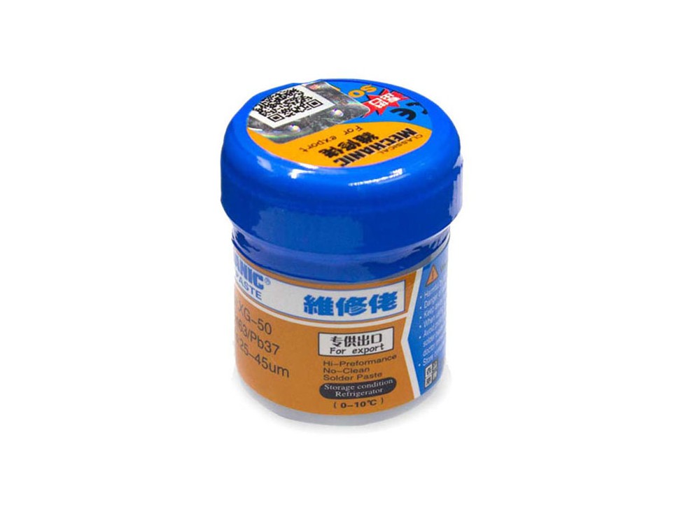 خمیر قلع 35 گرمی مرغوب مارک Mechanic مدل XG-500