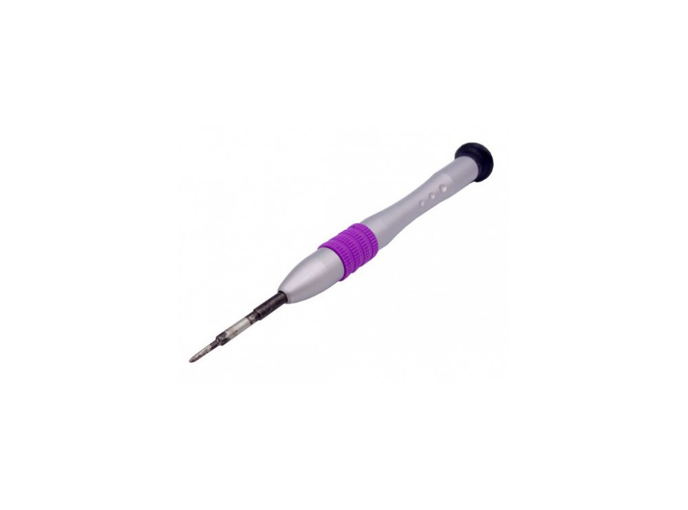 پیچ گوشتی ساعتی فلزی چهارسو سایز 1.2x25mm