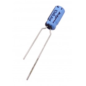 خازن الکترولیتی 0.47uF / 63V ژاپنی مارک RUBYCON سری TWSS خازن الکترولیتی 0.47uF / 63V ژاپنی مارک RUBYCON سری TWSS