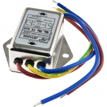 ماژول فیلتر EMI فلزی مدل CW1B-10A-L