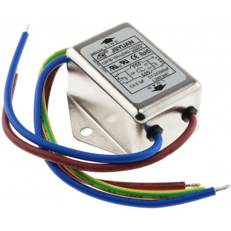 ماژول فیلتر EMI فلزی مدل CW1B-10A-L