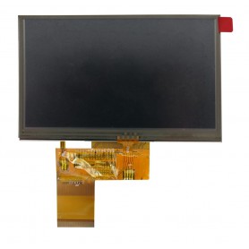 نمایشگر تمام رنگی 4.3 اینچی به همراه تاچ اسکرین TFT LCD