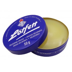 روغن لحیم آلمانی 50 گرمی LOTFETT قوطی آبی